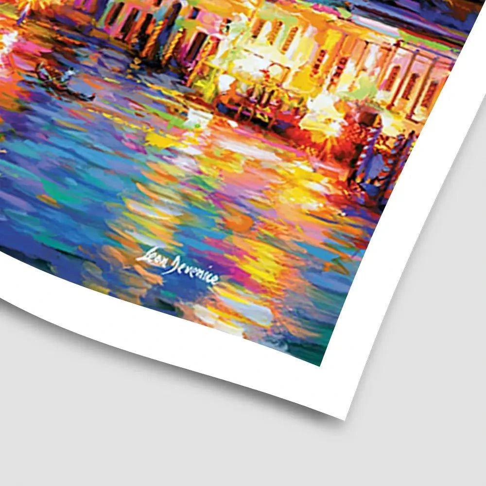 Grand Canal Italy Art Print Grand Canal Italy Art Print wall art product Leon Devenice