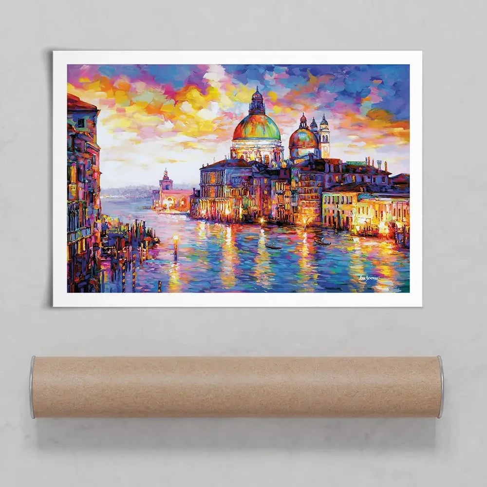 Grand Canal Italy Art Print Grand Canal Italy Art Print wall art product Leon Devenice