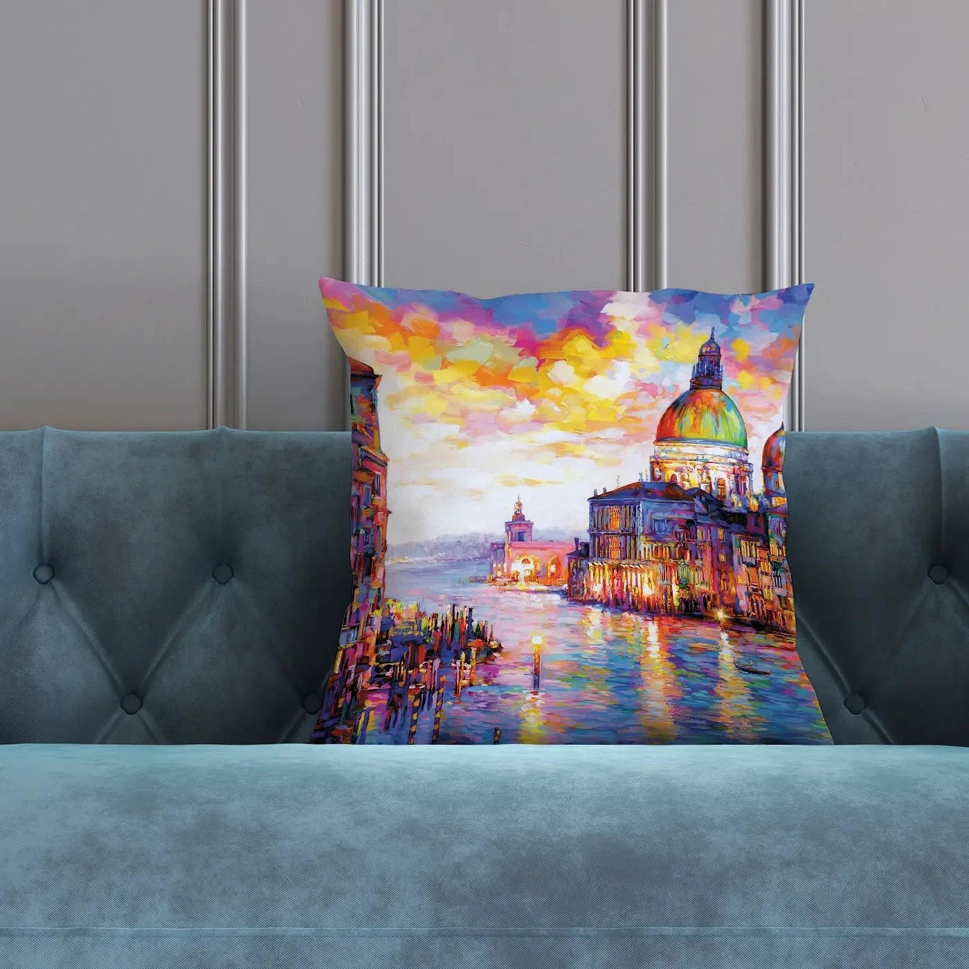 Grand Canal Italy Cushion Grand Canal Italy Cushion wall art product Leon Devenice