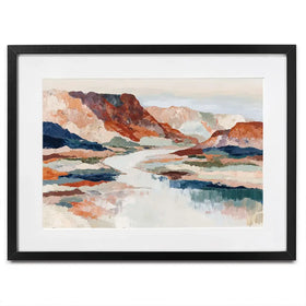 Grand Canyon Overlook Framed Art Print Grand Canyon Overlook Framed Art Print wall art product Chromatic Storm Studio