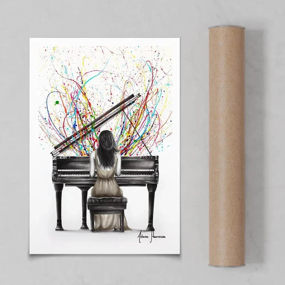 Grand Piano Solo Art Print Grand Piano Solo Art Print wall art product Ashvin Harrison