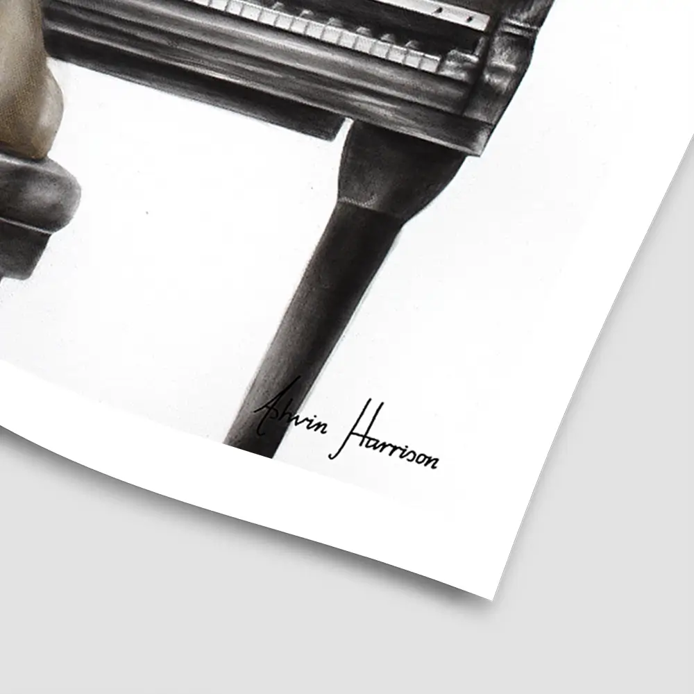 Grand Piano Solo Square Art Print Grand Piano Solo Square Art Print wall art product Ashvin Harrison