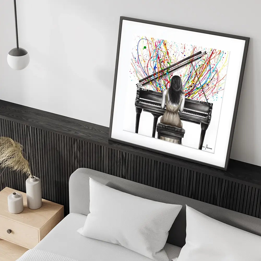 Grand Piano Solo Square Framed Art Print Grand Piano Solo Square Framed Art Print wall art product Ashvin Harrison