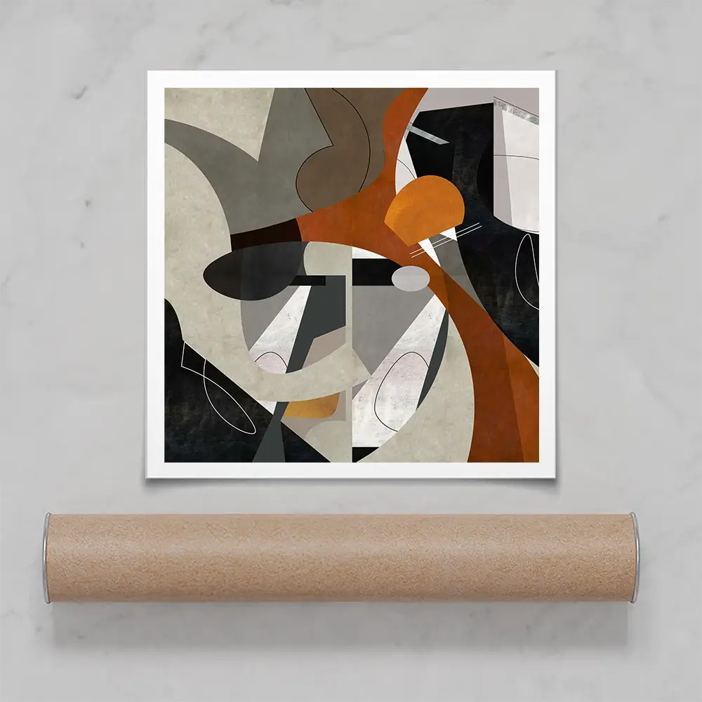 Graphically Dynamic Square Art Print Graphically Dynamic Square Art Print wall art product Art Print Shop