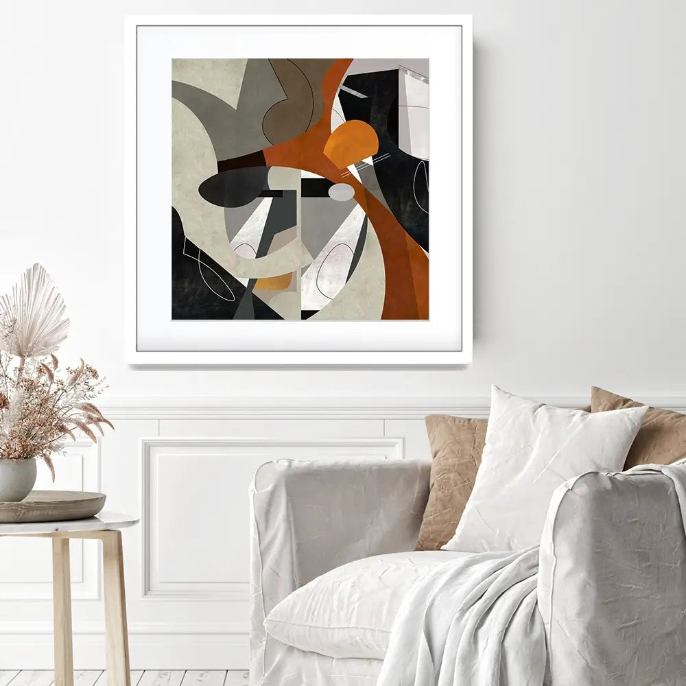 Graphically Dynamic Square Framed Art Print Graphically Dynamic Square Framed Art Print wall art product Art Print Shop