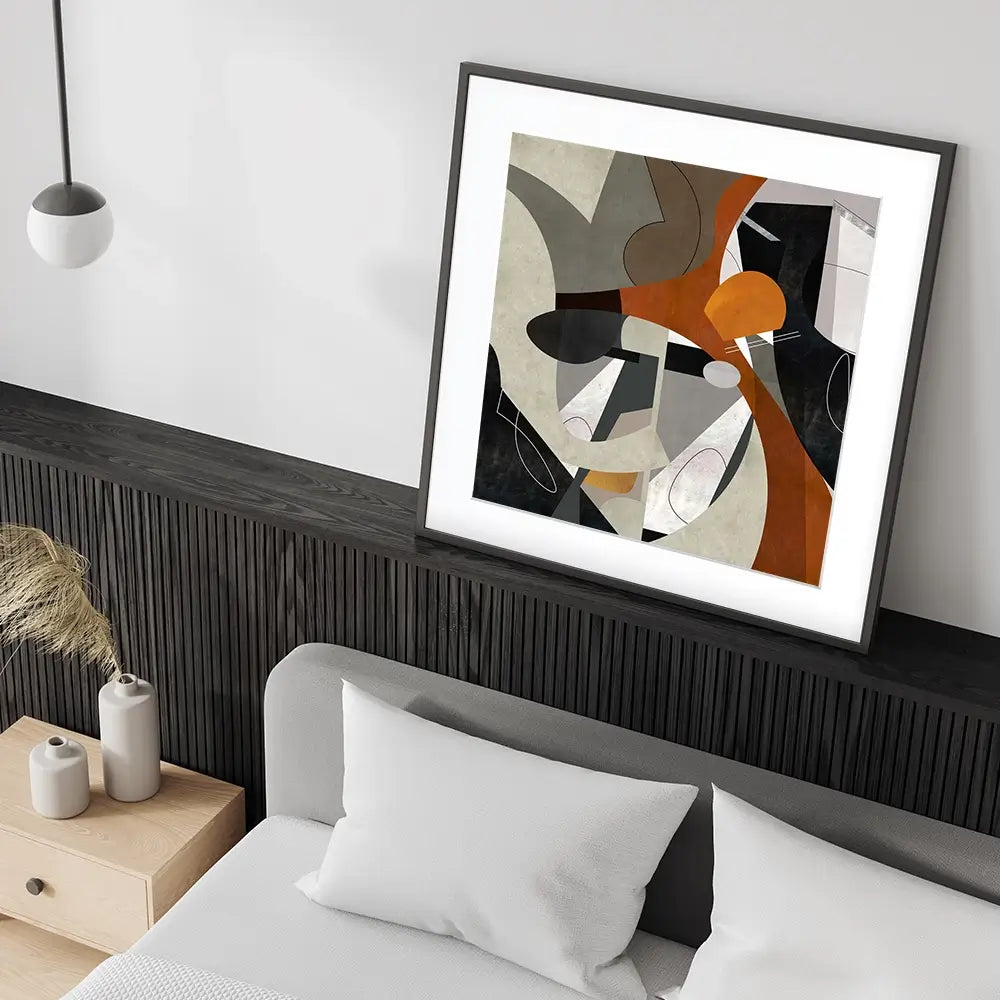 Graphically Dynamic Square Framed Art Print Graphically Dynamic Square Framed Art Print wall art product Art Print Shop