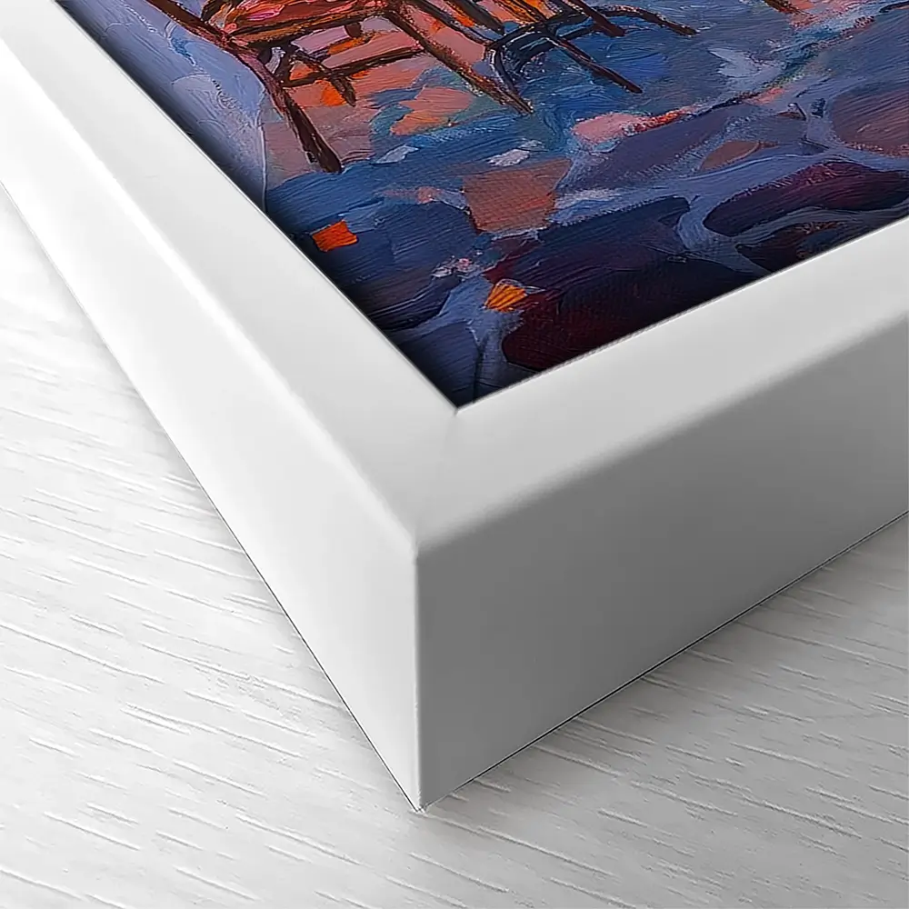 Greek Island Cafe Canvas Print Greek Island Cafe Canvas Print wall art product Tanya Ocean