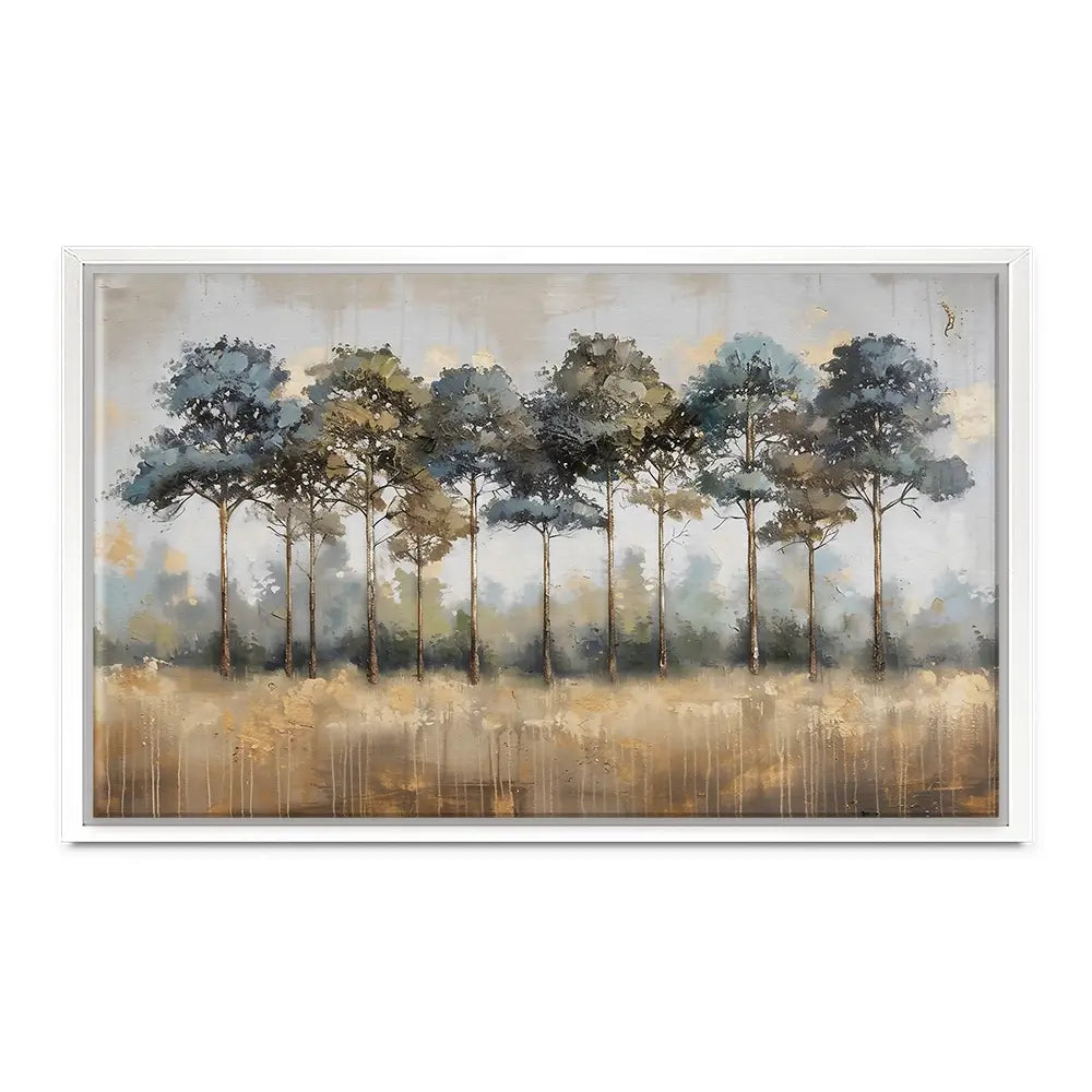 Green And Blue Trees Canvas Print Green And Blue Trees Canvas Print wall art product Creative Studio - Independent