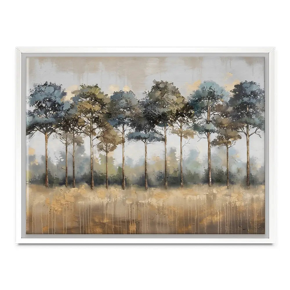 Green And Blue Trees Canvas Print Green And Blue Trees Canvas Print wall art product Creative Studio - Independent