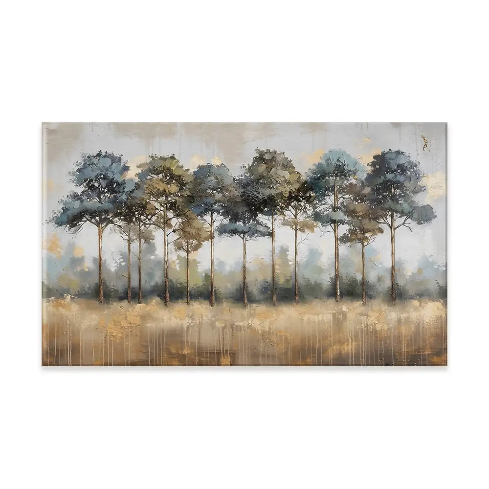 Green And Blue Trees Canvas Print Green And Blue Trees Canvas Print wall art product Creative Studio - Independent