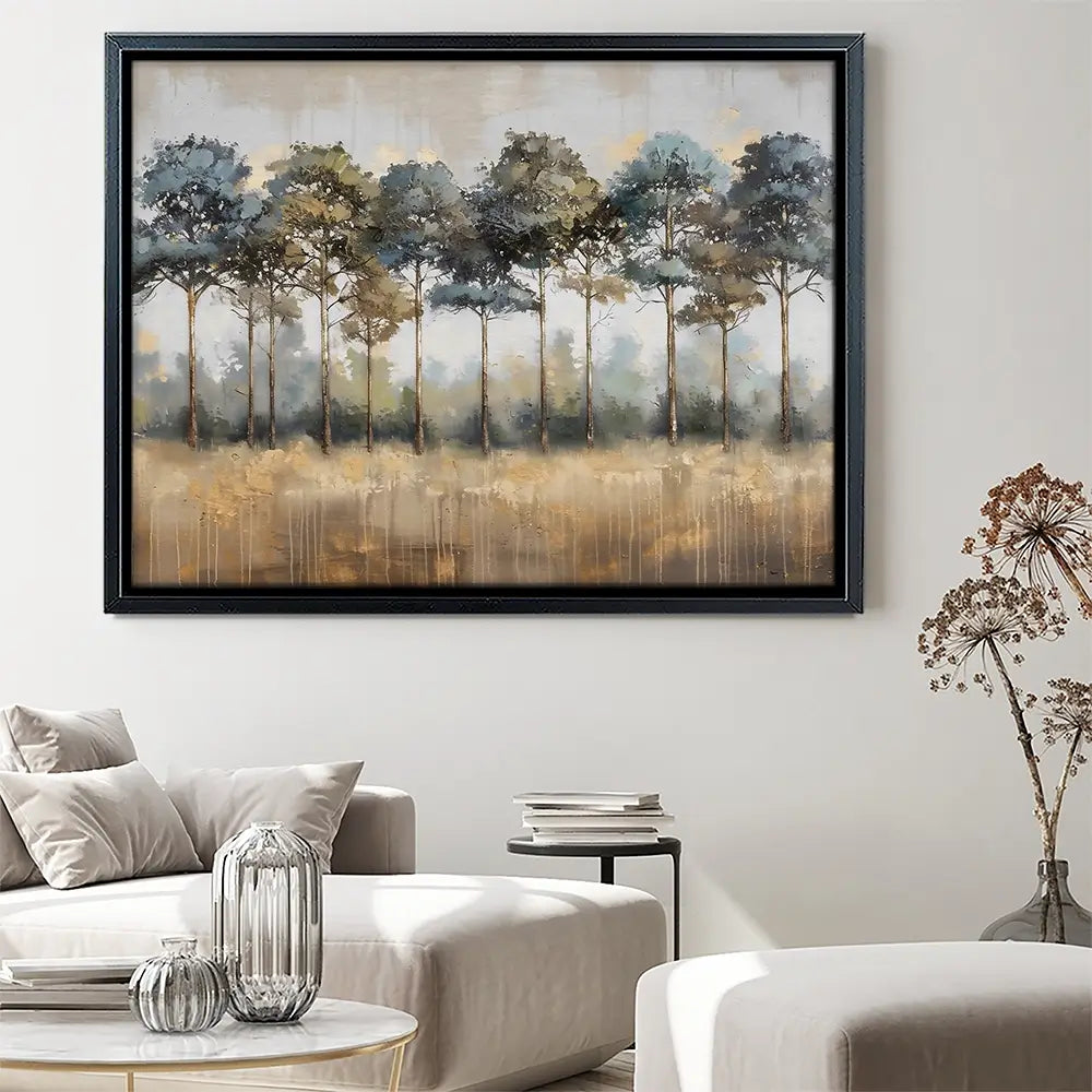 Green And Blue Trees Canvas Print Green And Blue Trees Canvas Print wall art product Creative Studio - Independent