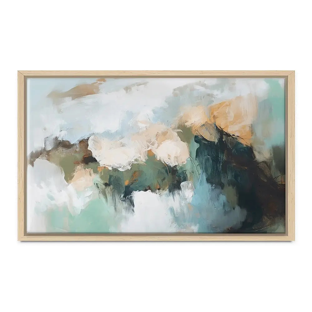 Green Beautiful Abstract Canvas Print Green Beautiful Abstract Canvas Print wall art product Sisi And Seb - Independent