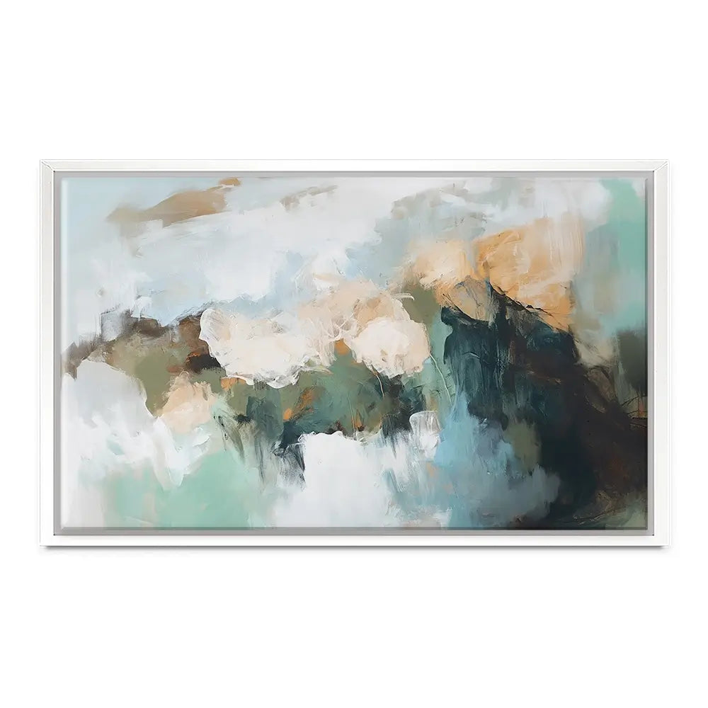 Green Beautiful Abstract Canvas Print Green Beautiful Abstract Canvas Print wall art product Sisi And Seb - Independent