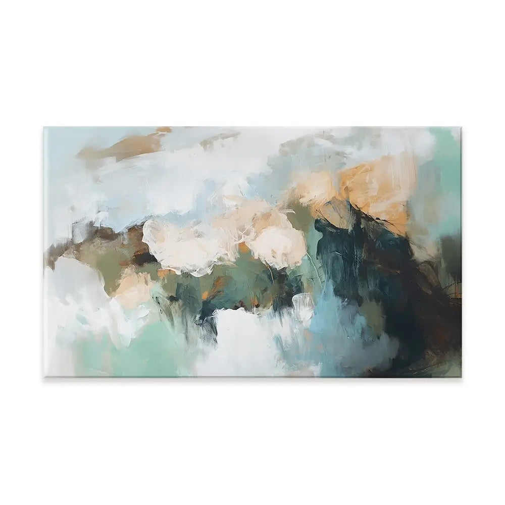 Green Beautiful Abstract Canvas Print Green Beautiful Abstract Canvas Print wall art product Sisi And Seb - Independent