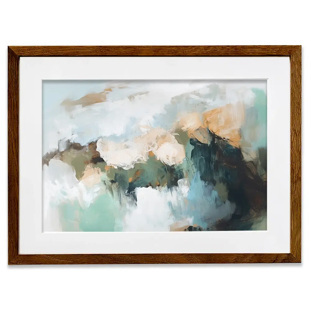 Green Beautiful Abstract Framed Art Print Green Beautiful Abstract Framed Art Print wall art product Sisi And Seb - Independent