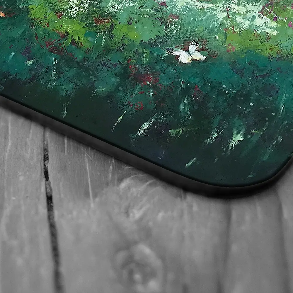 Green Butterflies Coaster Set Green Butterflies Coaster Set wall art product Laure Bury