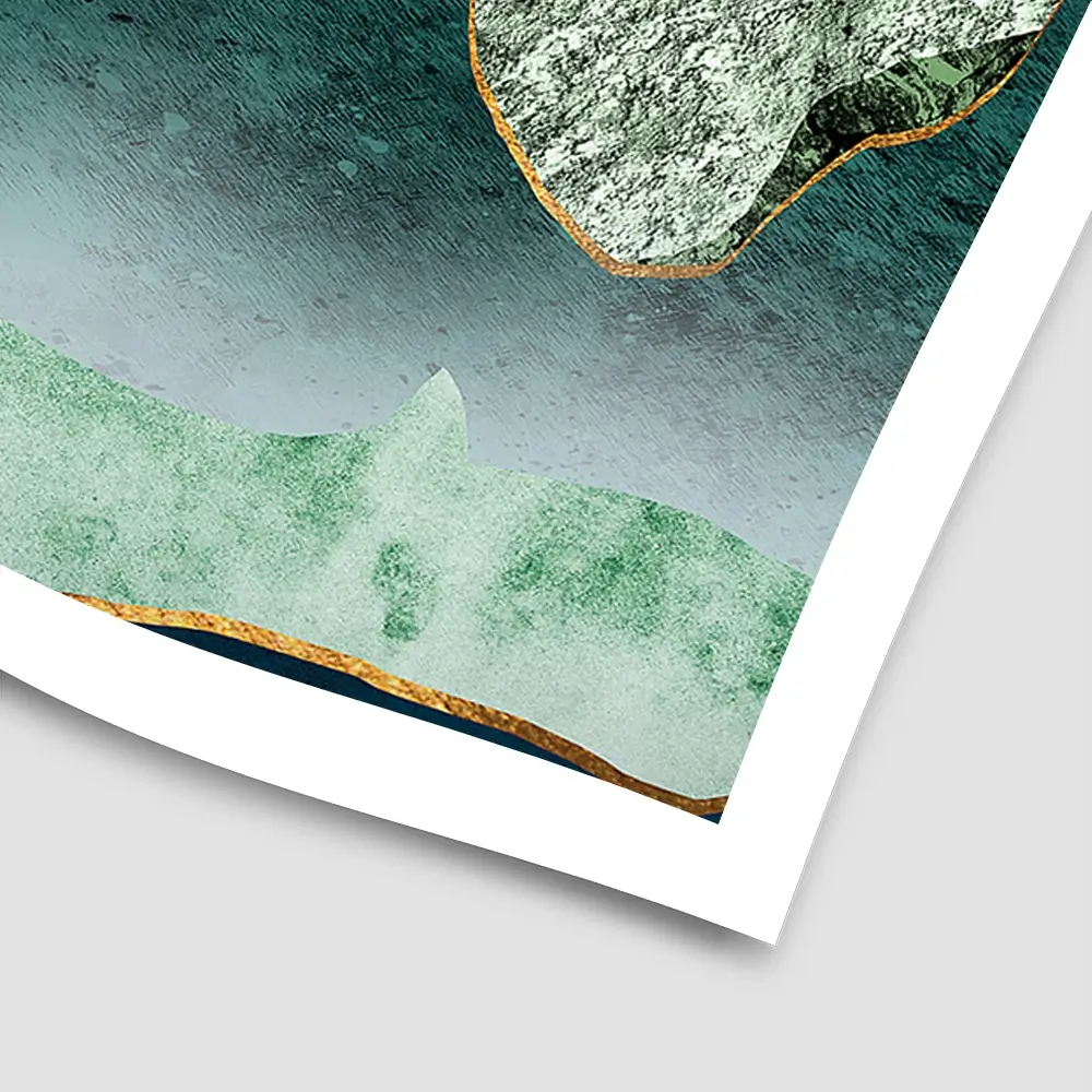 Green Golden Mountains By Sunset Square Art Print Green Golden Mountains By Sunset Square Art Print wall art product Cesar_Torres / Shutterstock