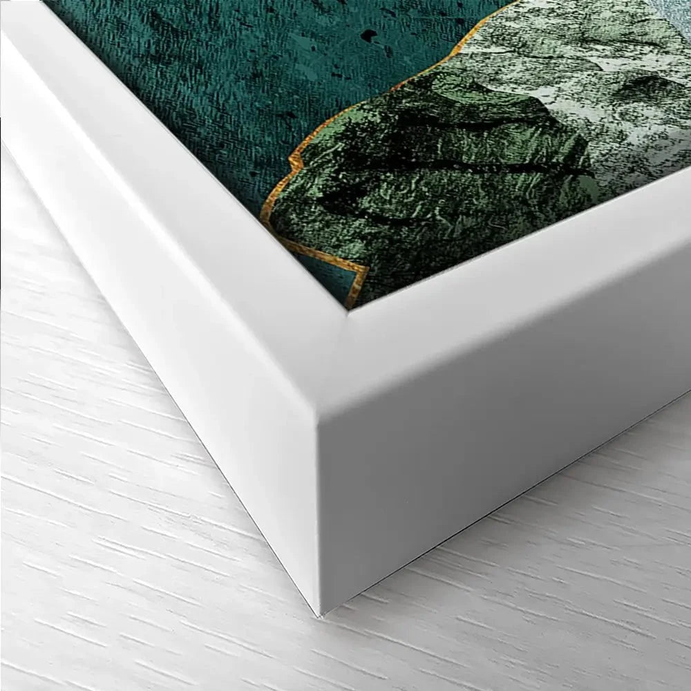 Green Golden Mountains By Sunset Trio Canvas Print Green Golden Mountains By Sunset Trio Canvas Print wall art product Cesar_Torres / Shutterstock