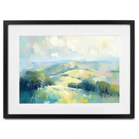 Green Hills Framed Art Print Green Hills Framed Art Print wall art product Tanya Ocean