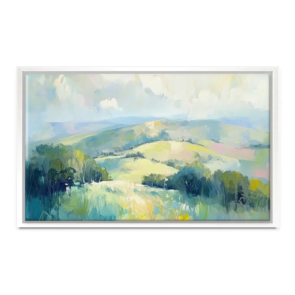 Green Hills Oversized Canvas Print Green Hills Oversized Canvas Print wall art product Tanya Ocean