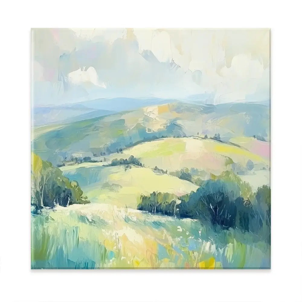 Green Hills Oversized Canvas Print Green Hills Oversized Canvas Print wall art product Tanya Ocean