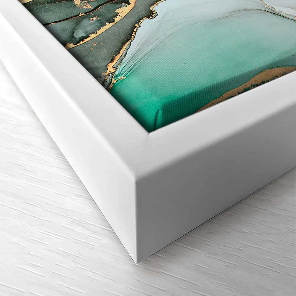 Green Marble Tones Square Canvas Print Green Marble Tones Square Canvas Print wall art product djero.adlibeshe yahoo.com / Shutterstock