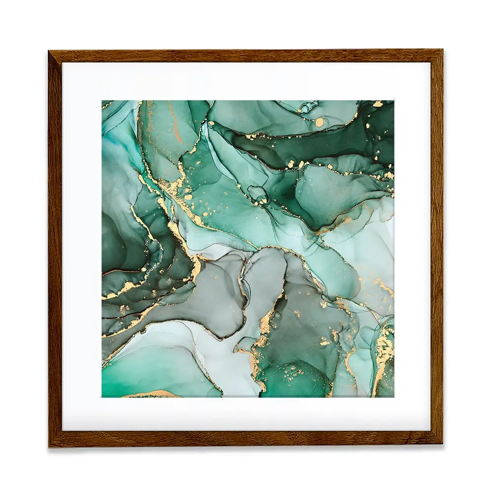 Green Marble Tones Square Framed Art Print Green Marble Tones Square Framed Art Print wall art product djero.adlibeshe yahoo.com / Shutterstock