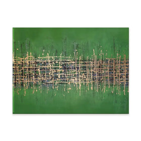 Green Meets Gold Canvas Print Green Meets Gold Canvas Print wall art product Maria Moretti