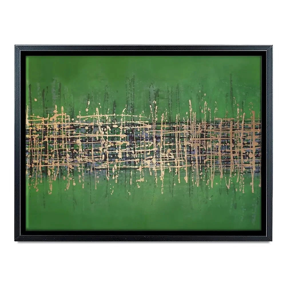 Green Meets Gold Canvas Print Green Meets Gold Canvas Print wall art product Maria Moretti