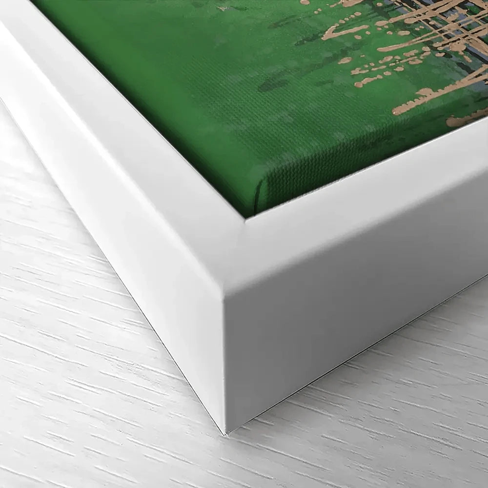 Green Meets Gold Canvas Print Green Meets Gold Canvas Print wall art product Maria Moretti