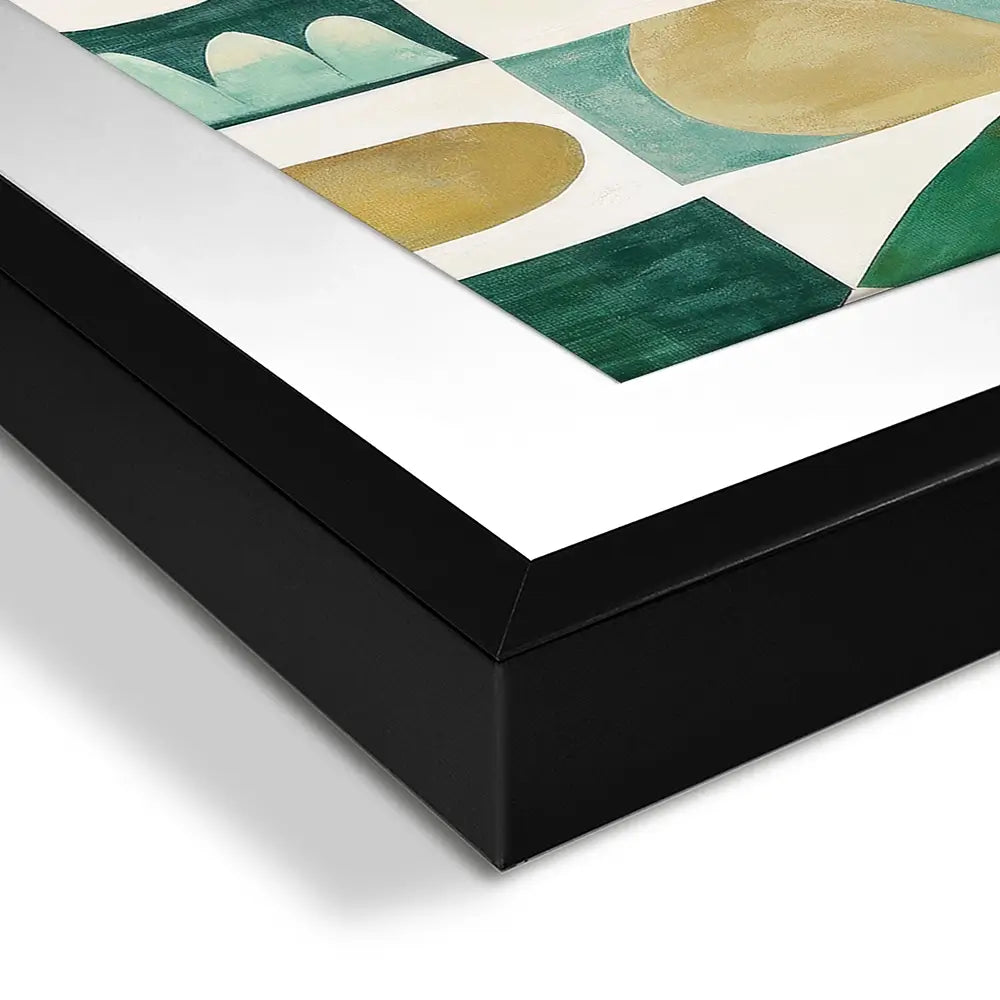 Green Modernist Framed Art Print Green Modernist Framed Art Print wall art product Sisi And Seb - Independent