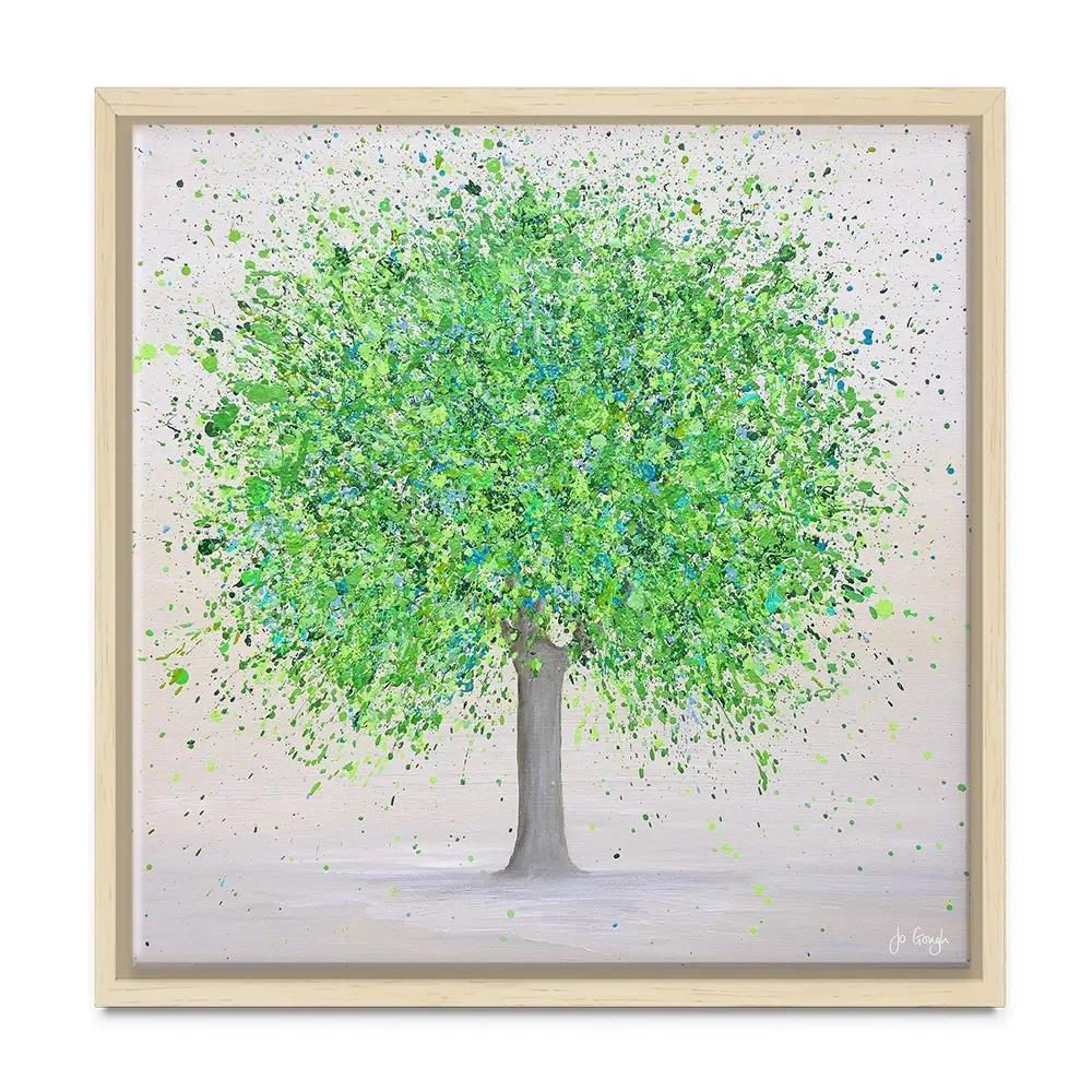 Green Summer Love Canvas Print Green Summer Love Canvas Print wall art product Jo Gough