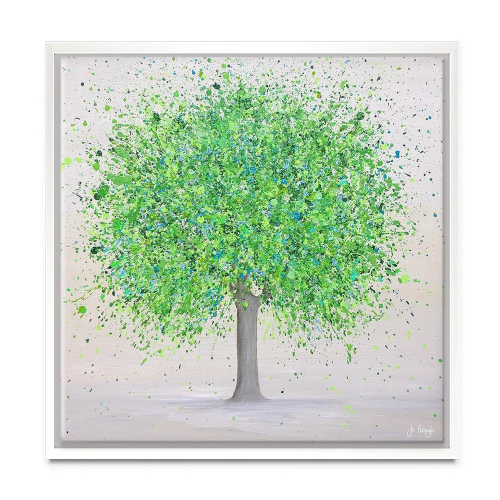 Green Summer Love Canvas Print Green Summer Love Canvas Print wall art product Jo Gough