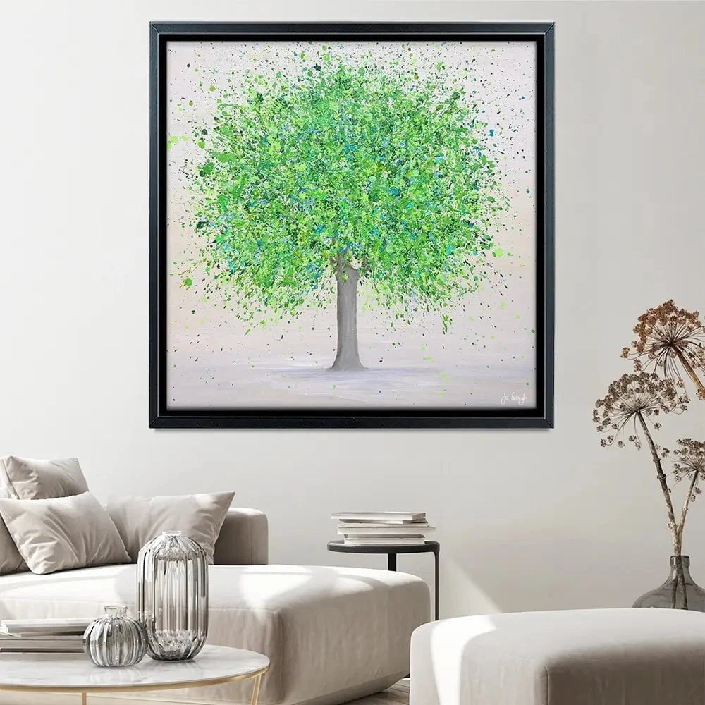 Green Summer Love Canvas Print Green Summer Love Canvas Print wall art product Jo Gough