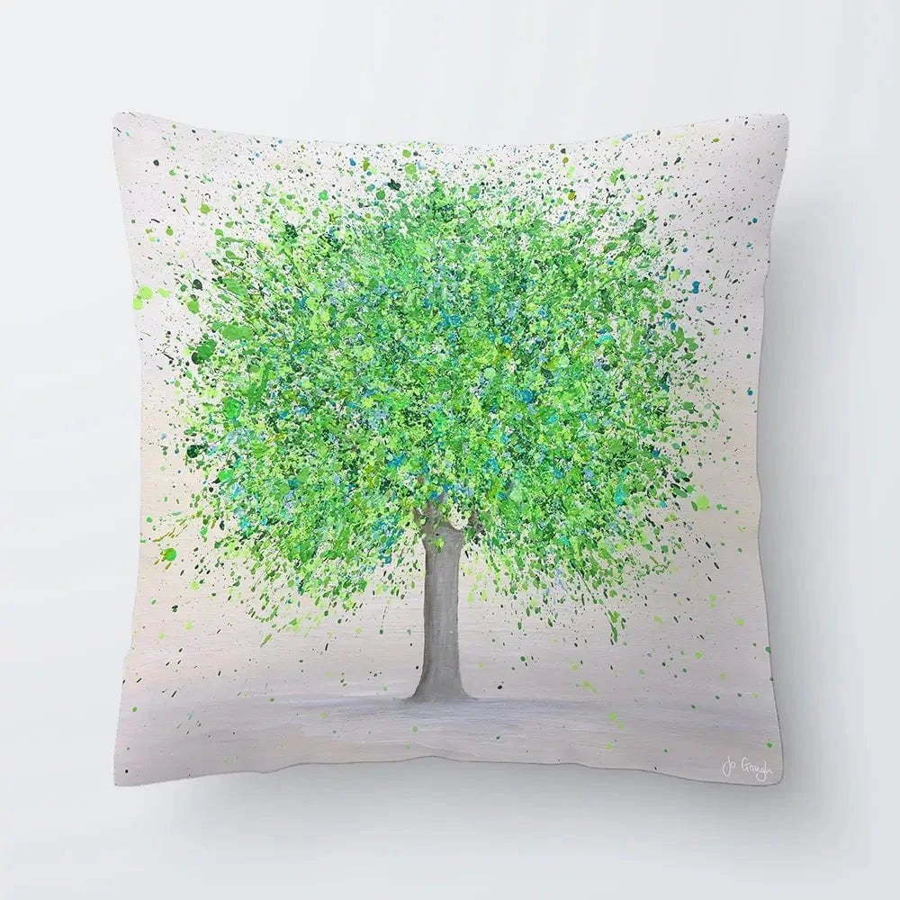Green Summer Love Cushion Green Summer Love Cushion wall art product Jo Gough