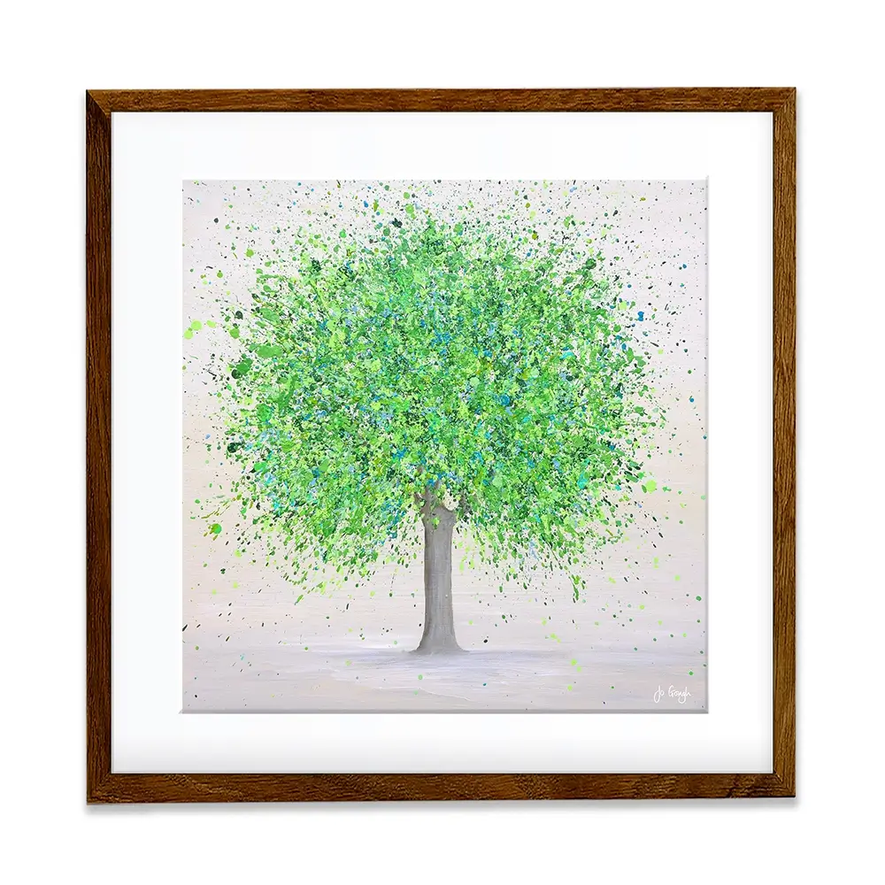 Green Summer Love Framed Art Print Green Summer Love Framed Art Print wall art product Jo Gough