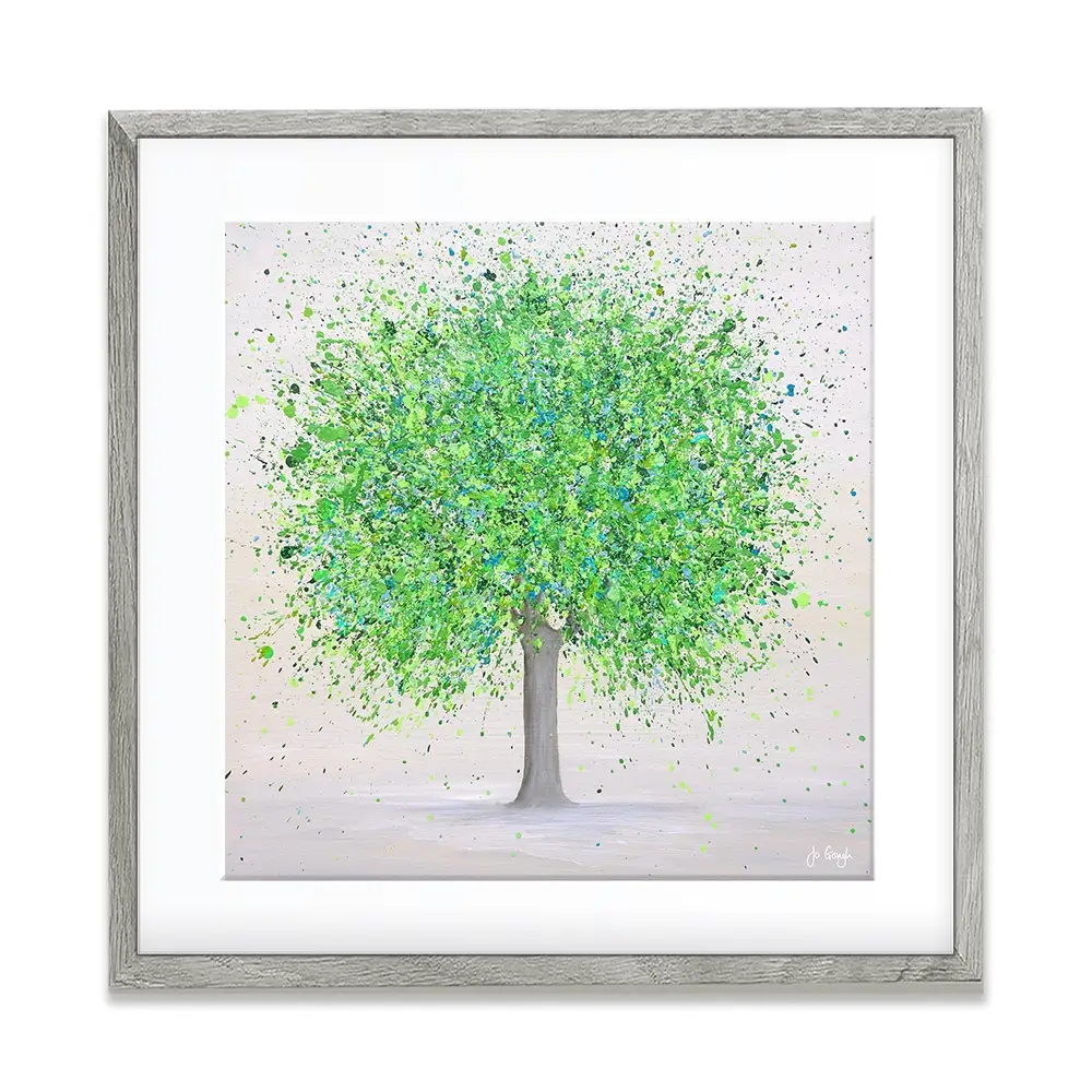 Green Summer Love Framed Art Print Green Summer Love Framed Art Print wall art product Jo Gough