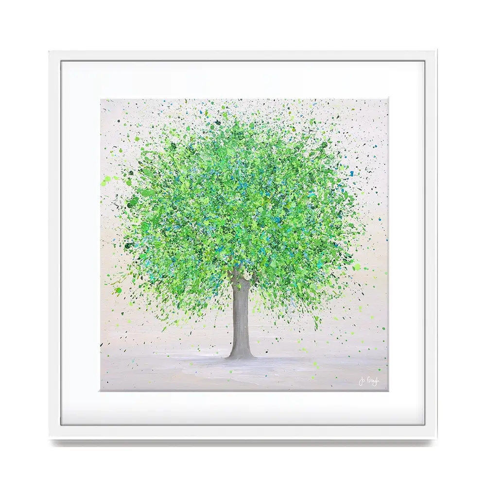 Green Summer Love Framed Art Print Green Summer Love Framed Art Print wall art product Jo Gough