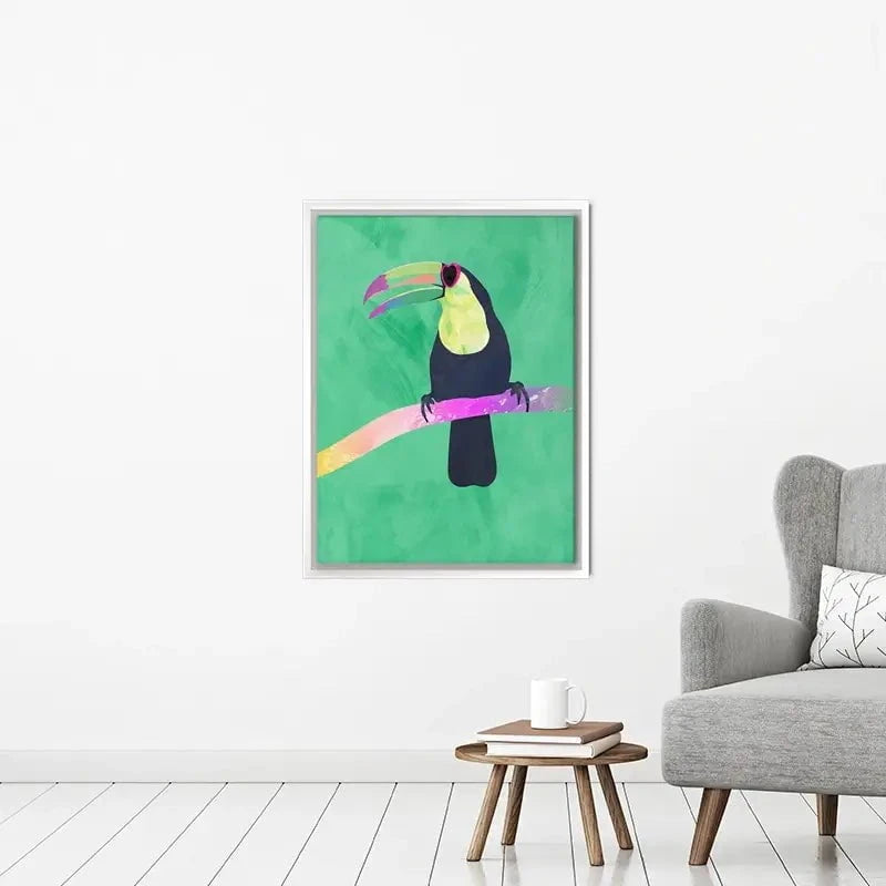 Green Toucan Canvas Print Green Toucan Canvas Print wall art product Sarah Manovski