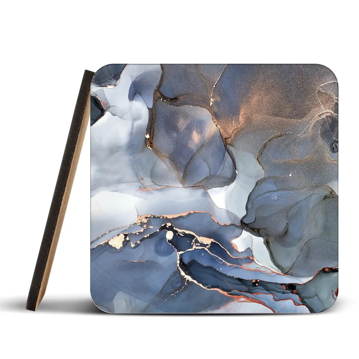 Grey And Blue Marble Coaster Set Grey And Blue Marble Coaster Set wall art product djero.adlibeshe yahoo.com / Shutterstock