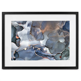 Grey And Blue Marble Framed Art Print Grey And Blue Marble Framed Art Print wall art product djero.adlibeshe yahoo.com / Shutterstock