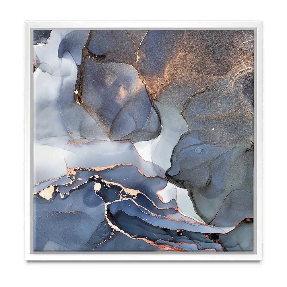Grey And Blue Marble Oversized Canvas Print Grey And Blue Marble Oversized Canvas Print wall art product djero.adlibeshe yahoo.com / Shutterstock