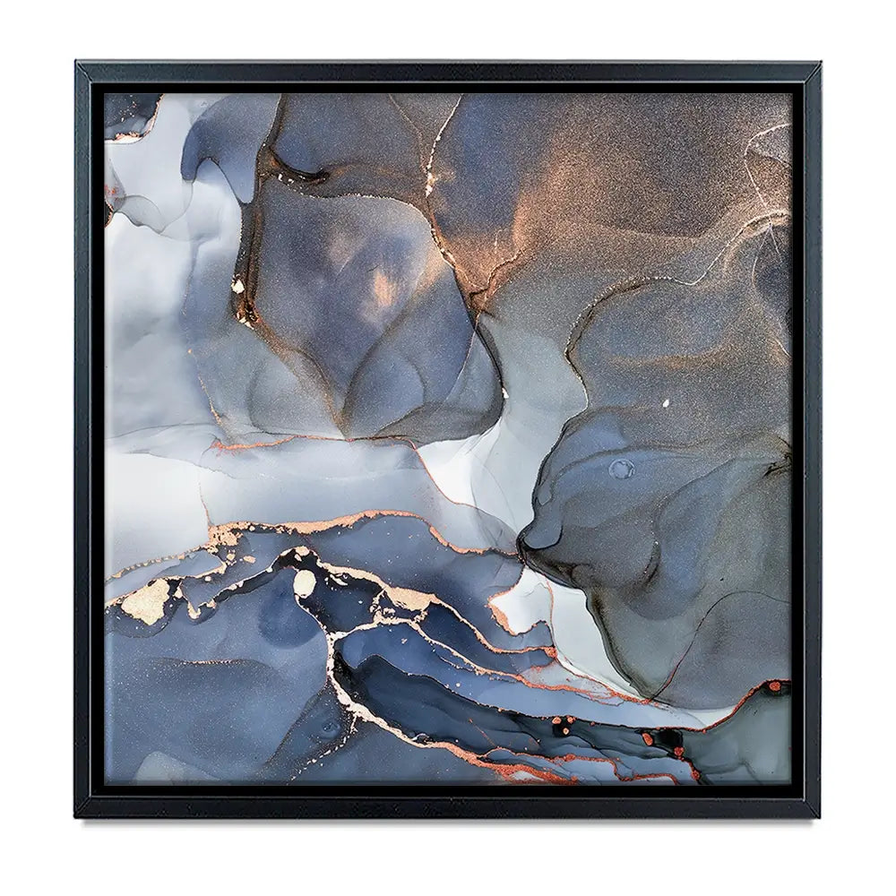 Grey And Blue Marble Oversized Canvas Print Grey And Blue Marble Oversized Canvas Print wall art product djero.adlibeshe yahoo.com / Shutterstock