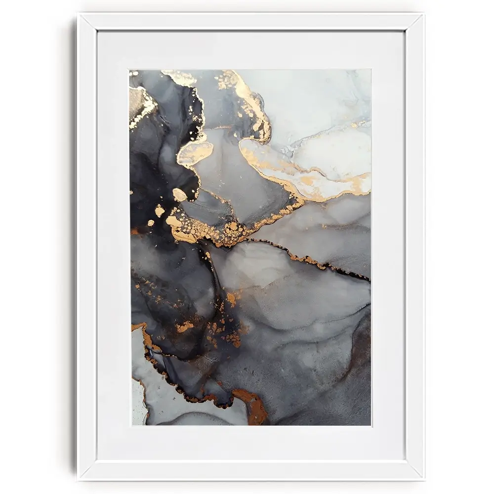 Grey Marble Tones Framed Art Print Grey Marble Tones Framed Art Print wall art product coldsun777 / Shutterstock