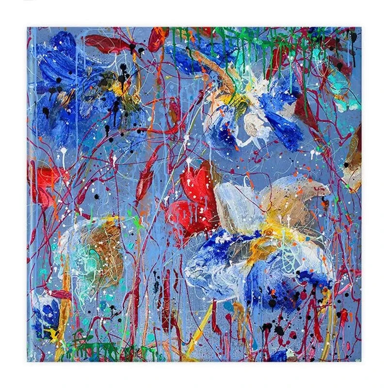 Growing In Blue Canvas Print Growing In Blue Canvas Print wall art product Studio Paint-Ing