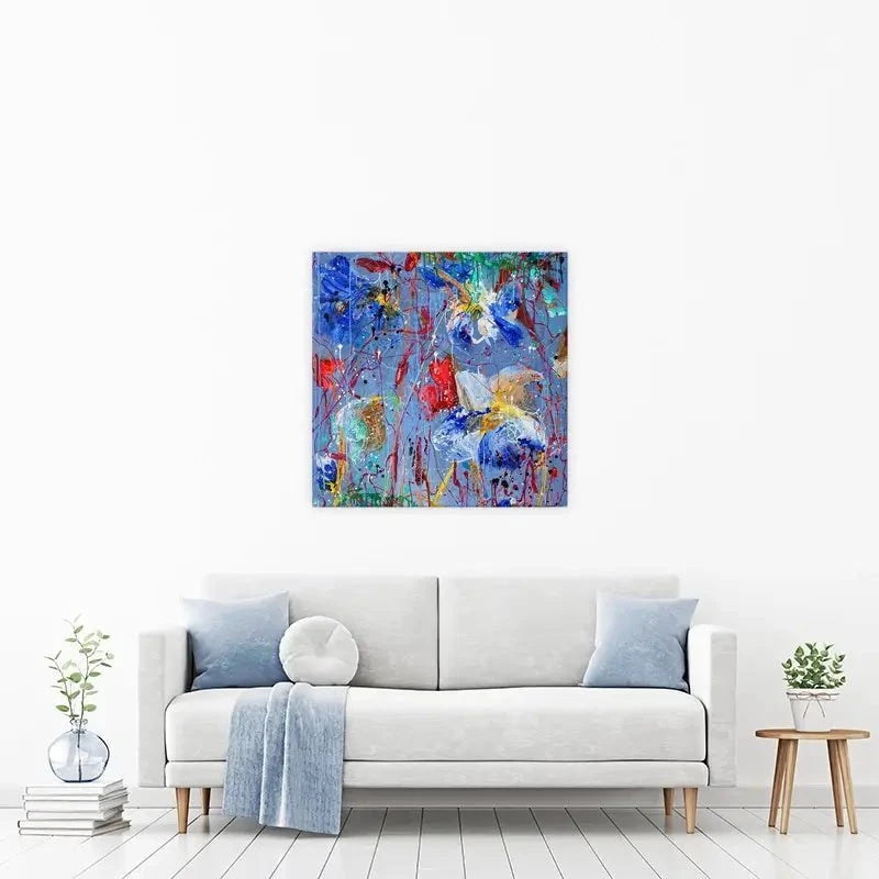 Growing In Blue Canvas Print Growing In Blue Canvas Print wall art product Studio Paint-Ing