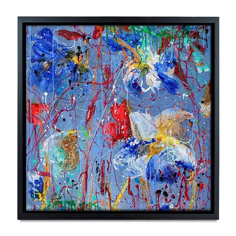 Growing In Blue Canvas Print Growing In Blue Canvas Print wall art product Studio Paint-Ing
