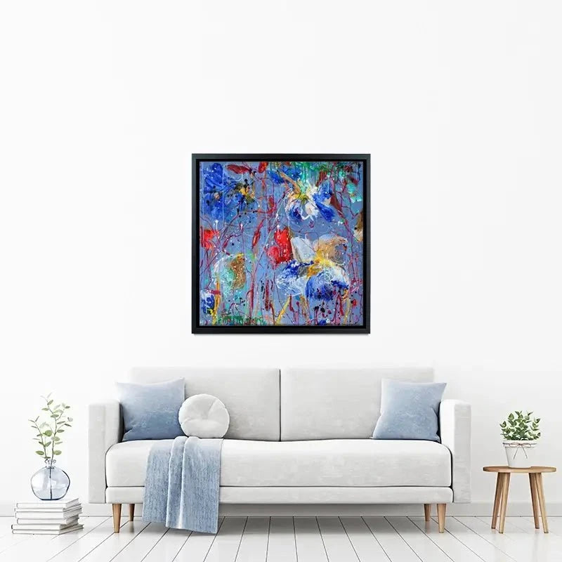 Growing In Blue Canvas Print Growing In Blue Canvas Print wall art product Studio Paint-Ing
