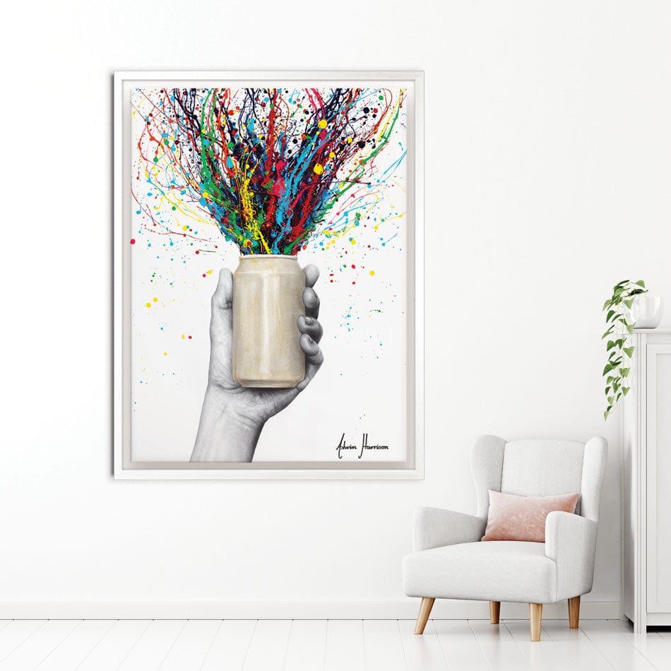 Half Full Canvas Print wall art product Ashvin Harrison