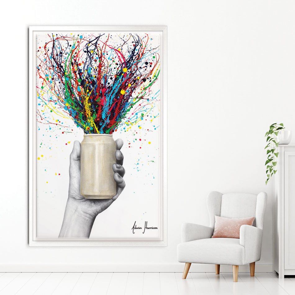 Half Full Canvas Print wall art product Ashvin Harrison